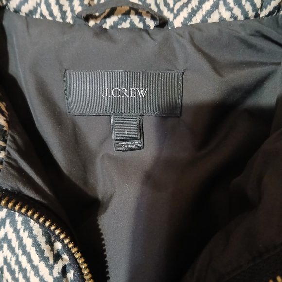 J. Crew Black and White Herringbone Vest - Picture 2 of 3